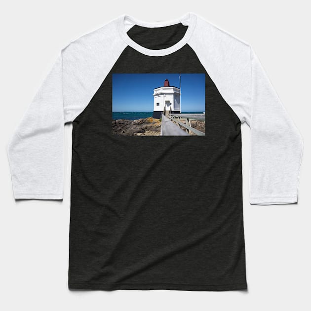 Bluff lighthouse Baseball T-Shirt by sma1050